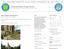 Tablet Screenshot of norwichpeace.org